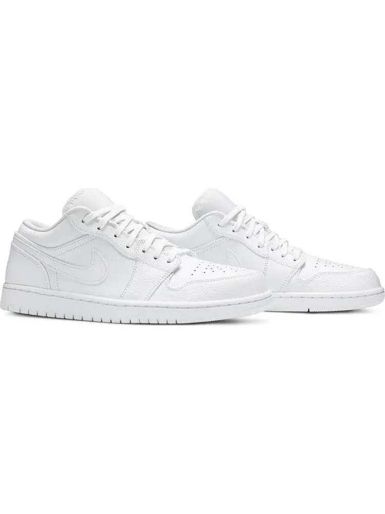 Кроссовки Air Jordan 1 Low Triple White — изображение 8 из 8, белый