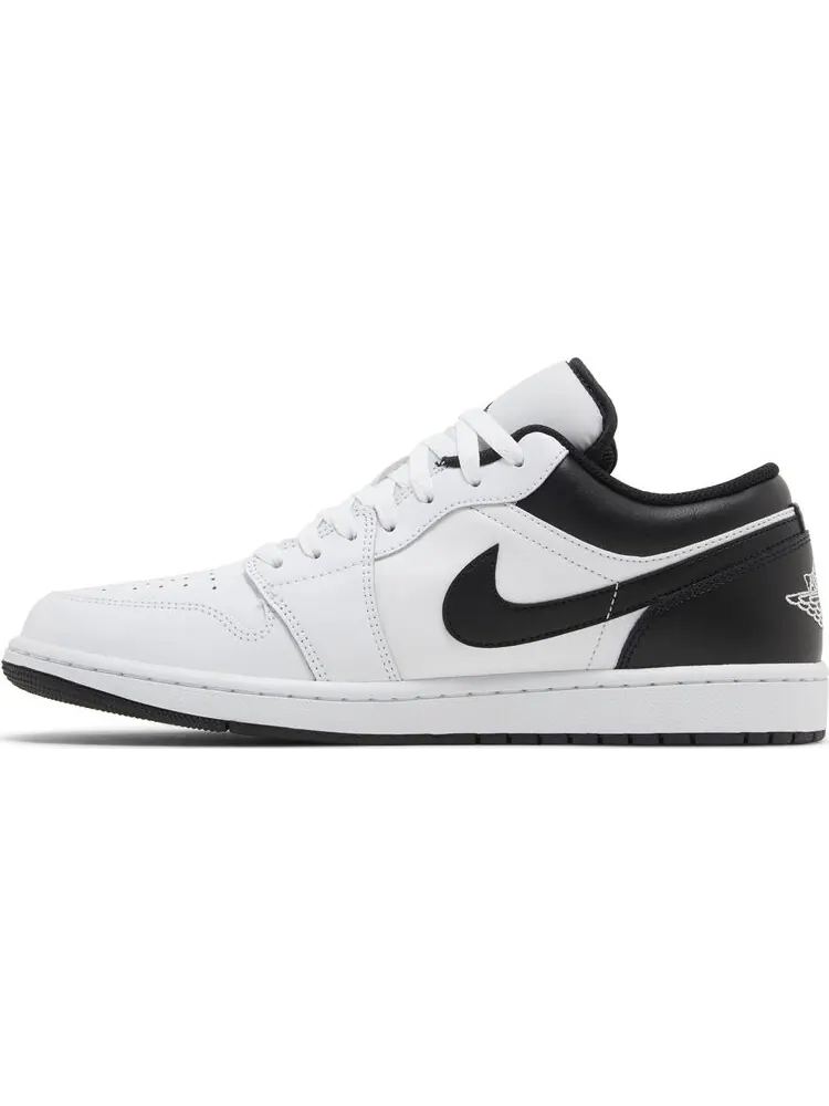 Кроссовки Air Jordan 1 Low 'White Black' — изображение 3 из 4, белый