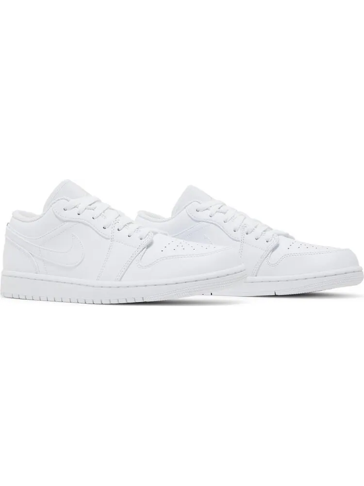 Кроссовки Air Jordan 1 Low Triple White — изображение 8 из 8, белый