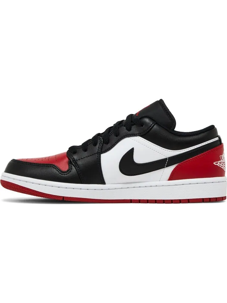 Кроссовки Air Jordan 1 Low 'Bred Toe 2.0' — изображение 3 из 4, красный