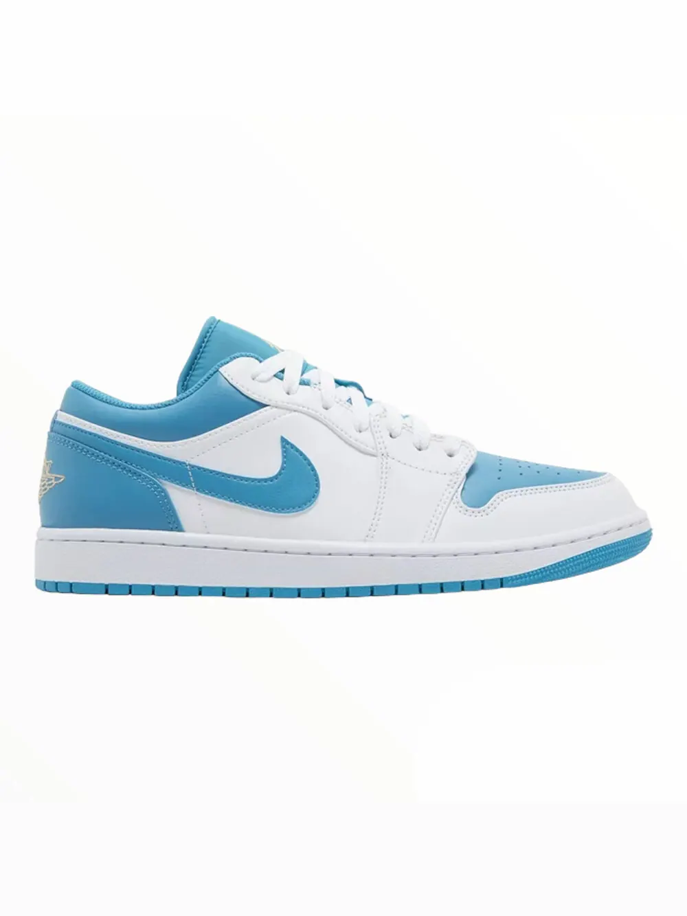 Кроссовки Nike Jordan 1 Low — изображение 1 из 1, белый/голубой
