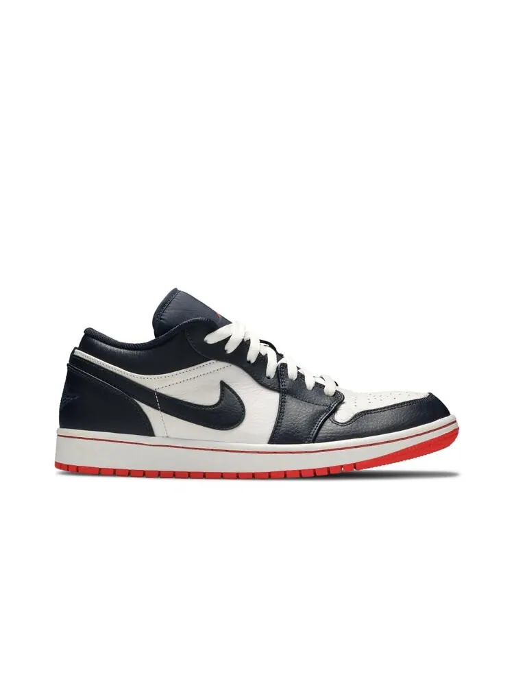 Кроссовки Air Jordan 1 Retro Low 'Obsidian Ember' — изображение 1 из 4, синий