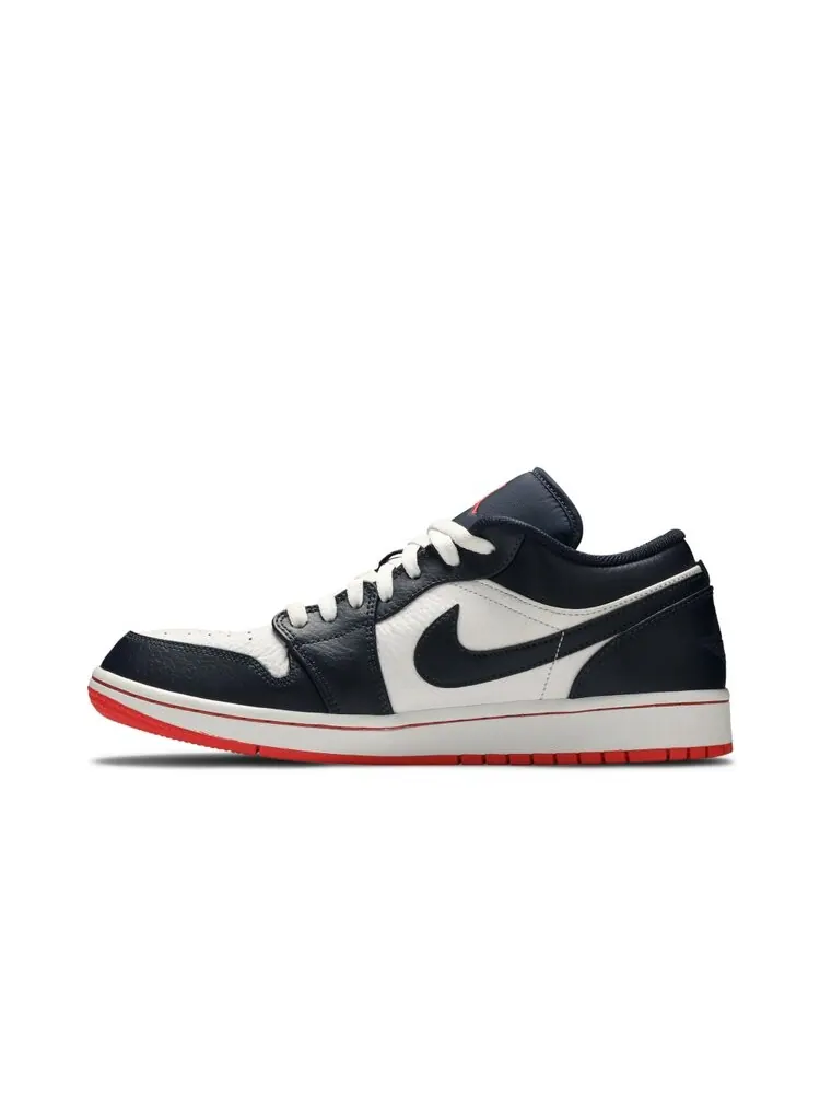 Кроссовки Air Jordan 1 Retro Low 'Obsidian Ember' — изображение 3 из 4, синий