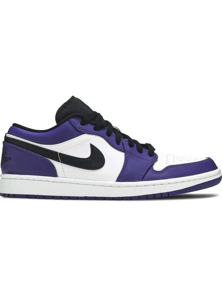 Кроссовки Air Jordan 1 Low Court — изображение 1 из 8, белый фиолетовый