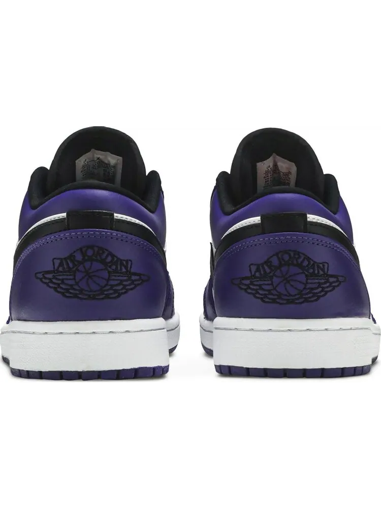 Кроссовки Air Jordan 1 Low Court — изображение 6 из 8, белый фиолетовый