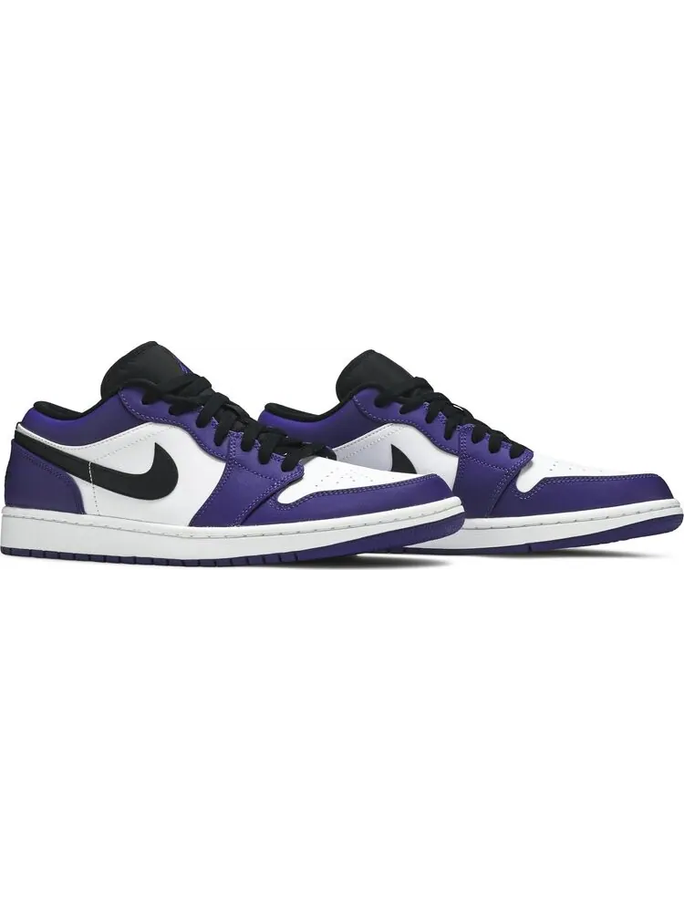 Кроссовки Air Jordan 1 Low Court — изображение 8 из 8, белый фиолетовый
