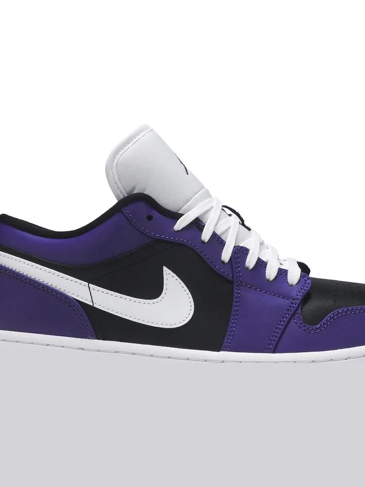 Кроссовки Air Jordan 1 Low Court — изображение 2 из 8, черный фиолетовый