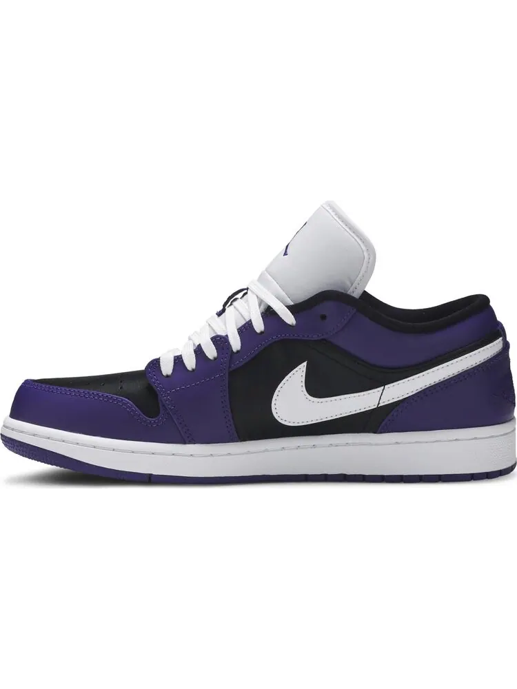 Кроссовки Air Jordan 1 Low Court — изображение 3 из 8, черный фиолетовый