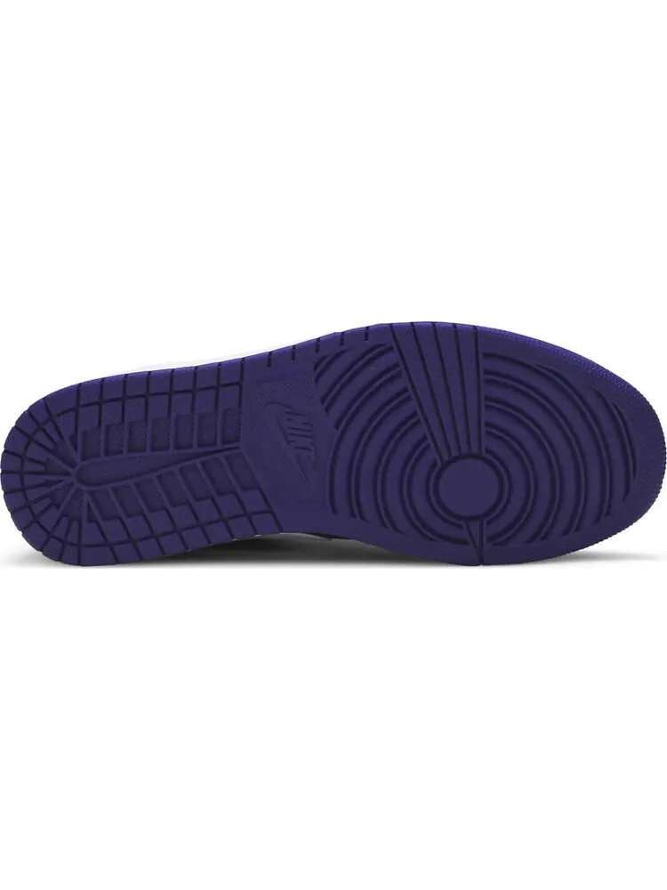 Кроссовки Air Jordan 1 Low Court — изображение 4 из 8, черный фиолетовый