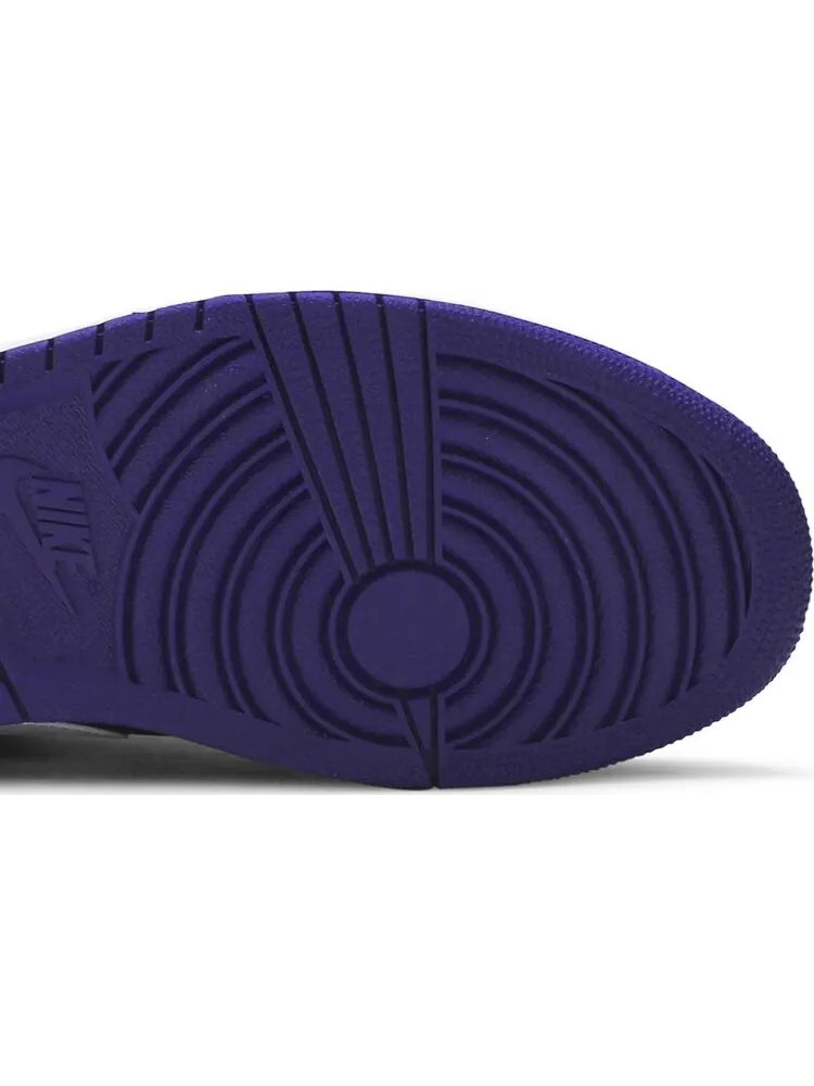 Кроссовки Air Jordan 1 Low Court — изображение 5 из 8, черный фиолетовый
