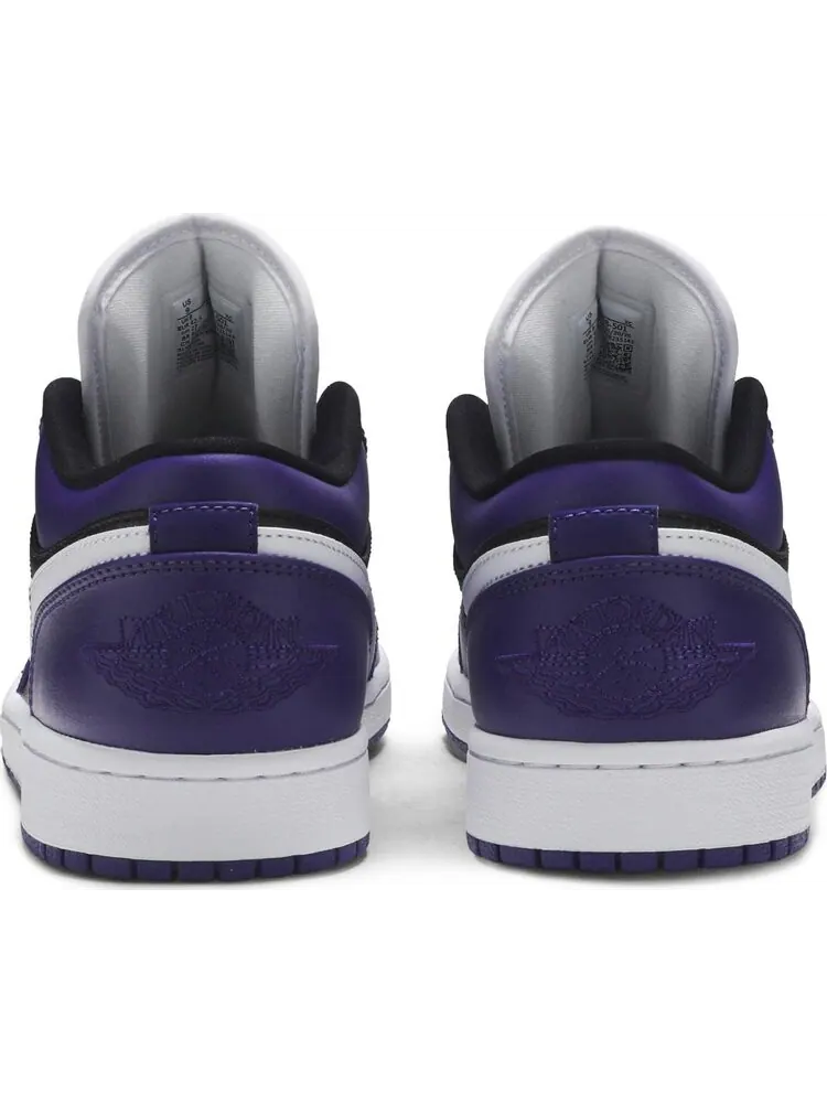 Кроссовки Air Jordan 1 Low Court — изображение 6 из 8, черный фиолетовый