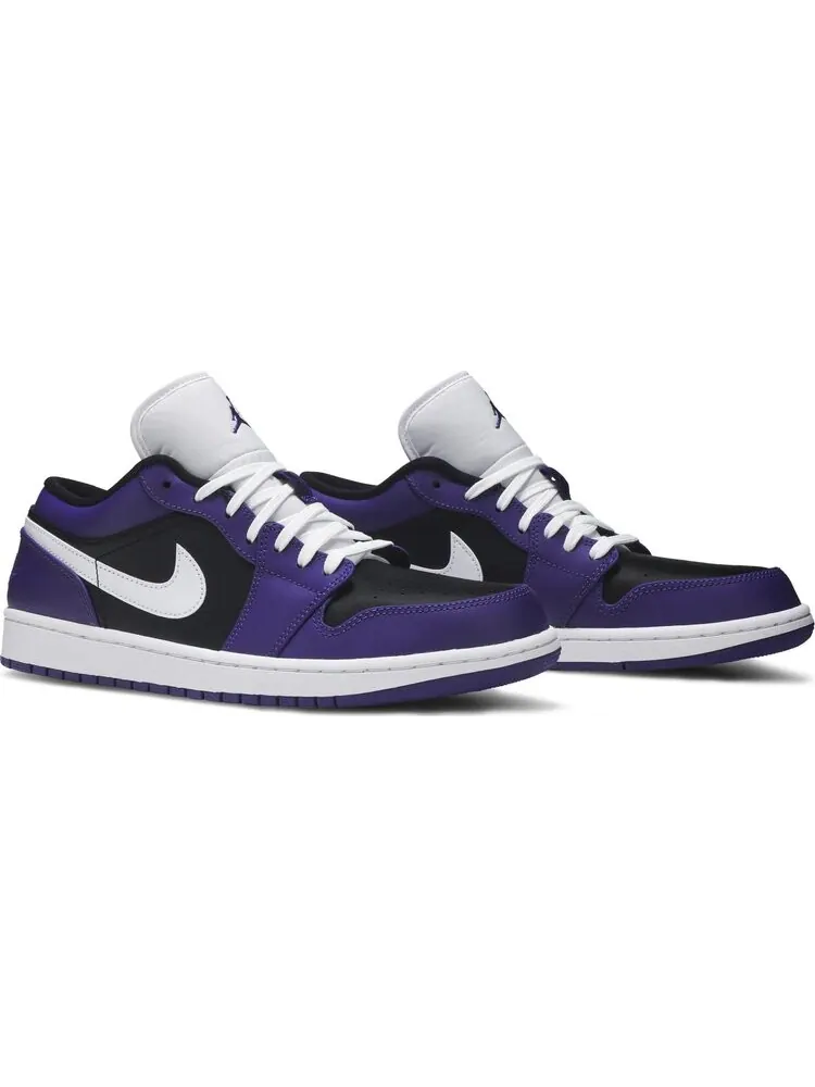 Кроссовки Air Jordan 1 Low Court — изображение 8 из 8, черный фиолетовый