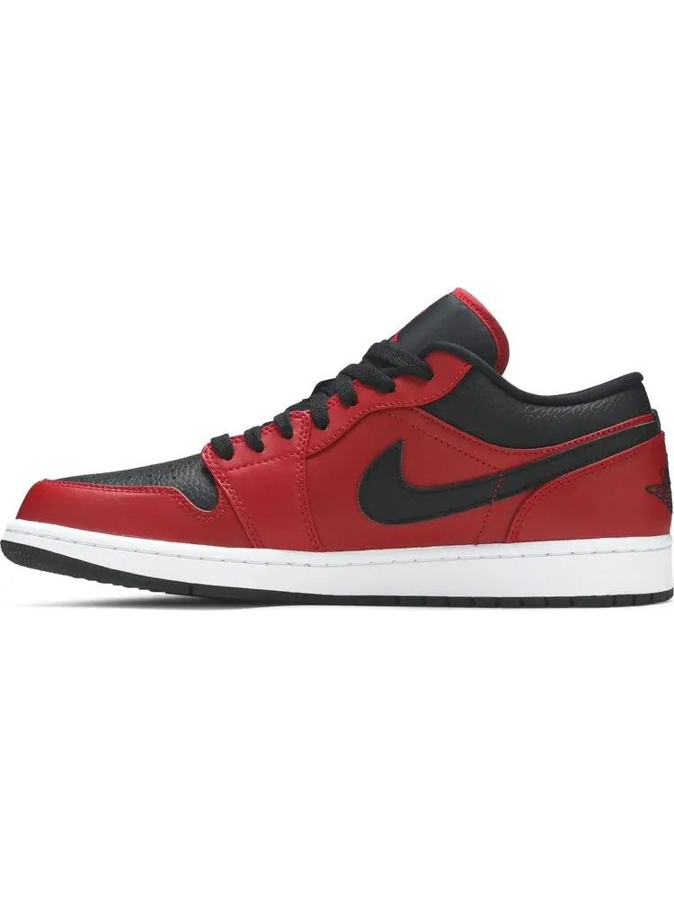 Кроссовки Air Jordan 1 Low Reverse Bred — изображение 3 из 8, черный красный