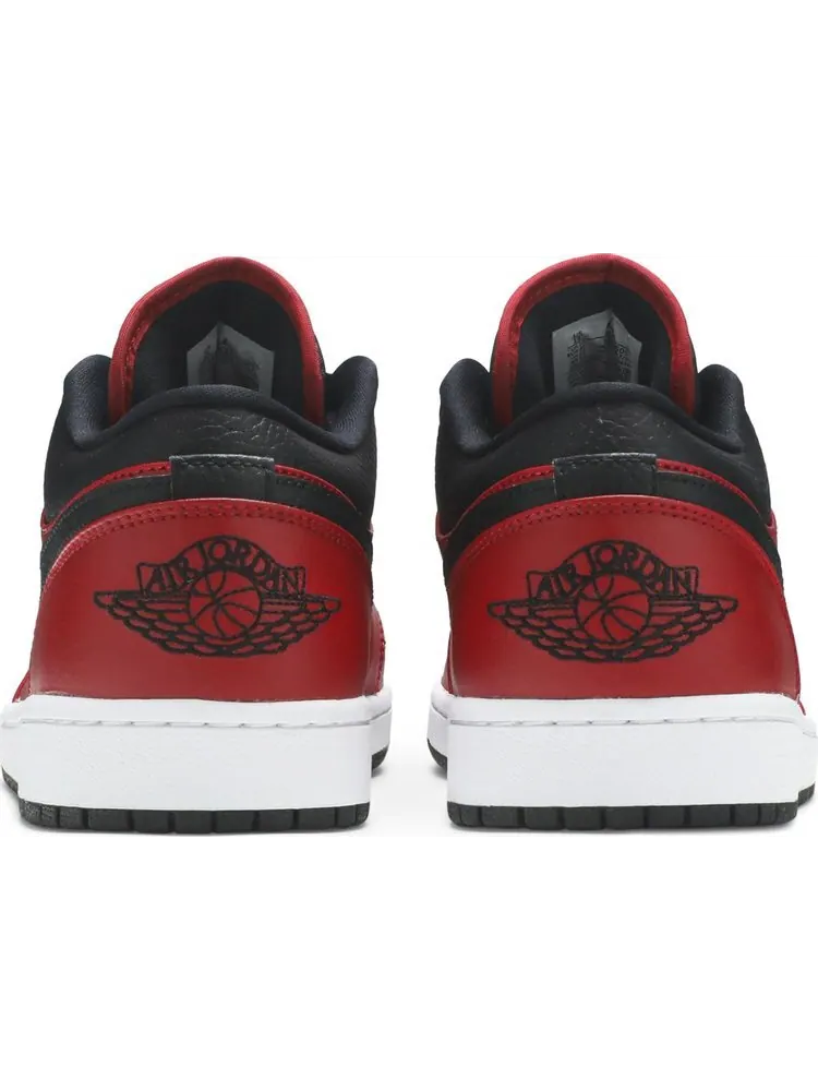 Кроссовки Air Jordan 1 Low Reverse Bred — изображение 6 из 8, черный красный