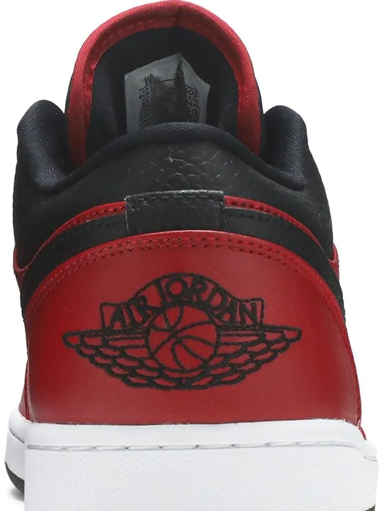 Кроссовки Air Jordan 1 Low Reverse Bred — изображение 7 из 8, черный красный