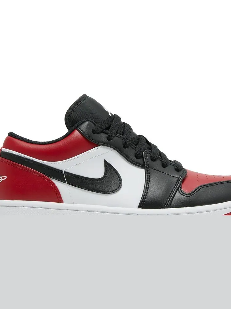 Кроссовки Air Jordan 1 Low Bred Toe — изображение 2 из 8, красный