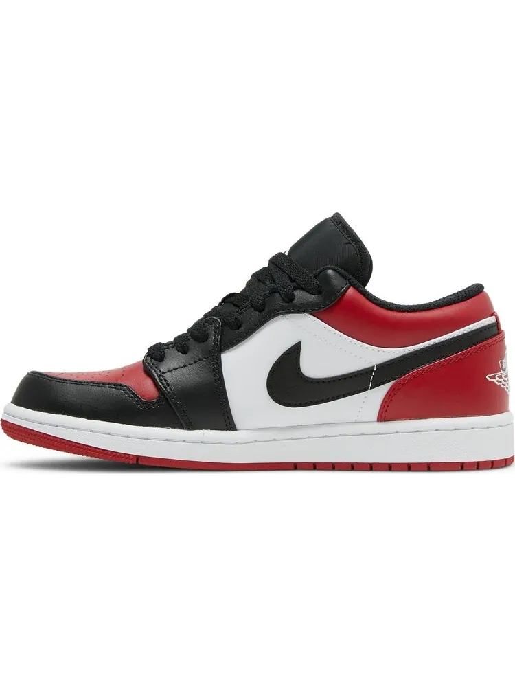 Кроссовки Air Jordan 1 Low Bred Toe — изображение 3 из 8, красный