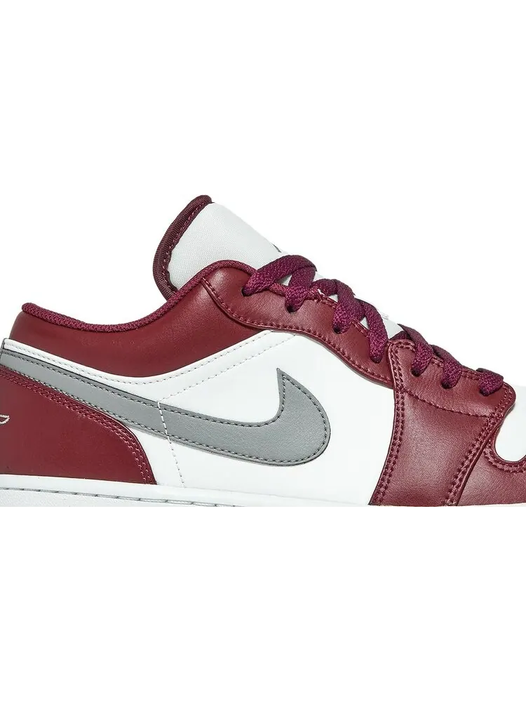 Кроссовки Air Jordan 1 Low Cherrywood Red — изображение 2 из 10, белый