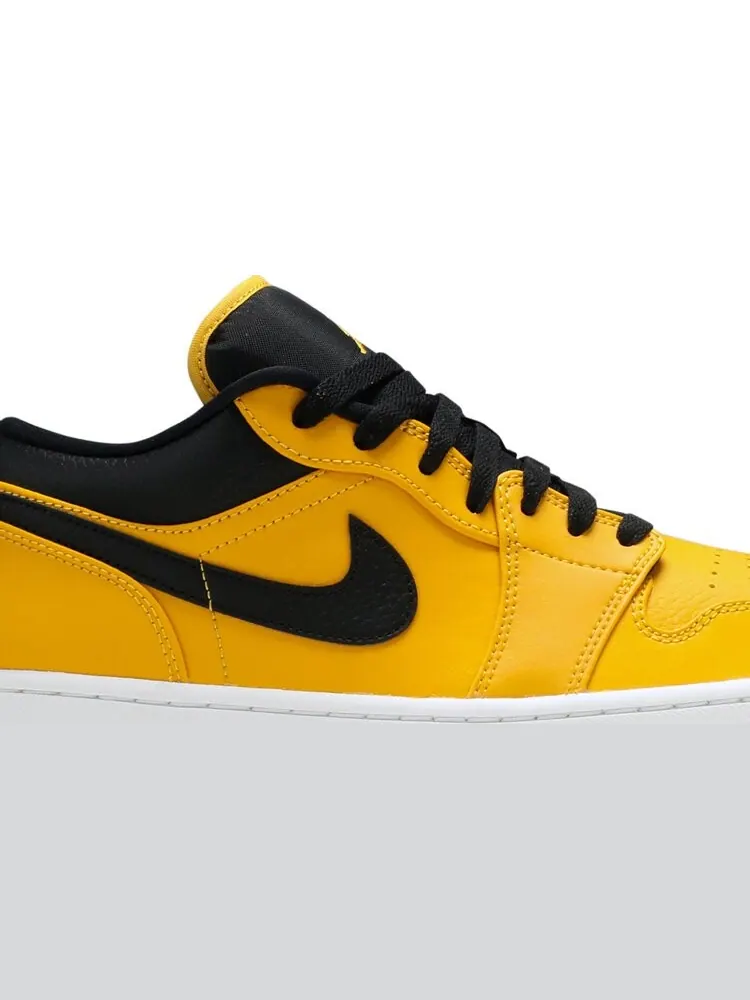 Кроссовки Air Jordan 1 Low University Gold Black — изображение 2 из 8, золото