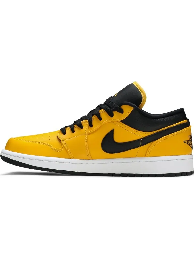 Кроссовки Air Jordan 1 Low University Gold Black — изображение 3 из 8, золото