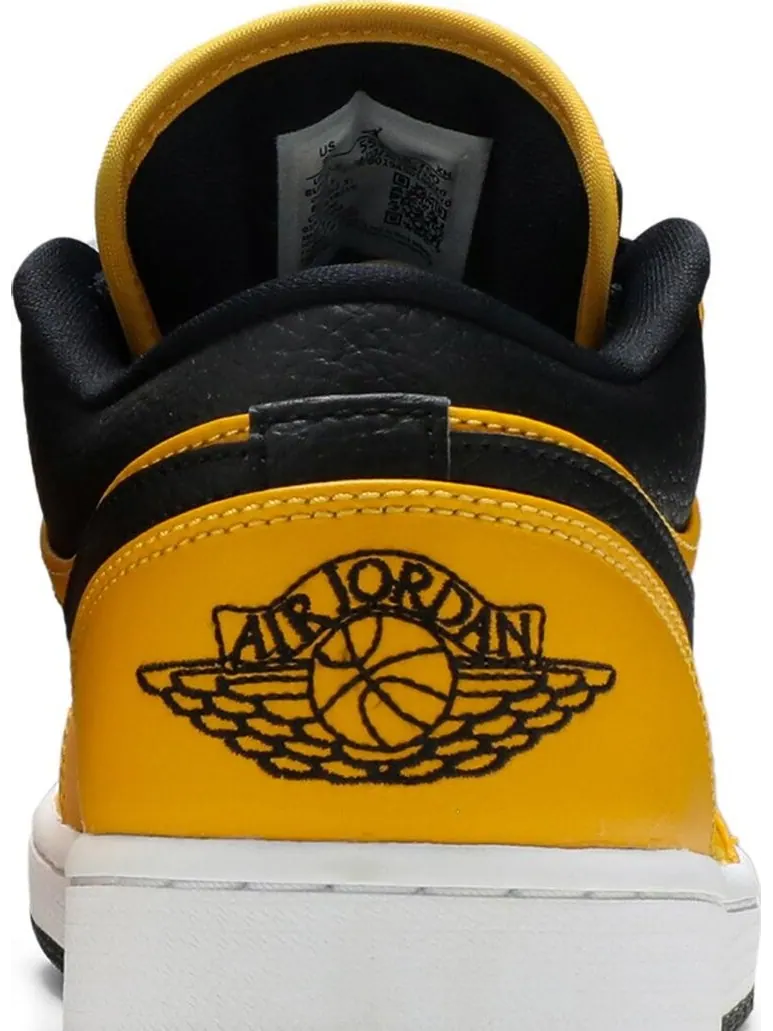 Кроссовки Air Jordan 1 Low University Gold Black — изображение 7 из 8, золото