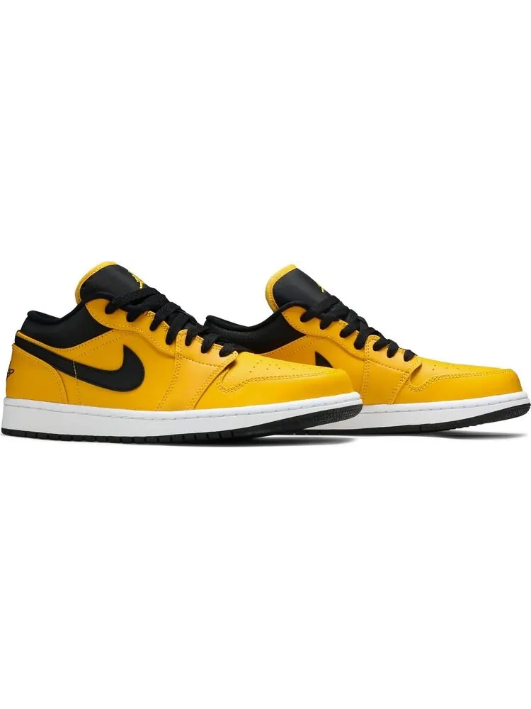 Кроссовки Air Jordan 1 Low University Gold Black — изображение 8 из 8, золото