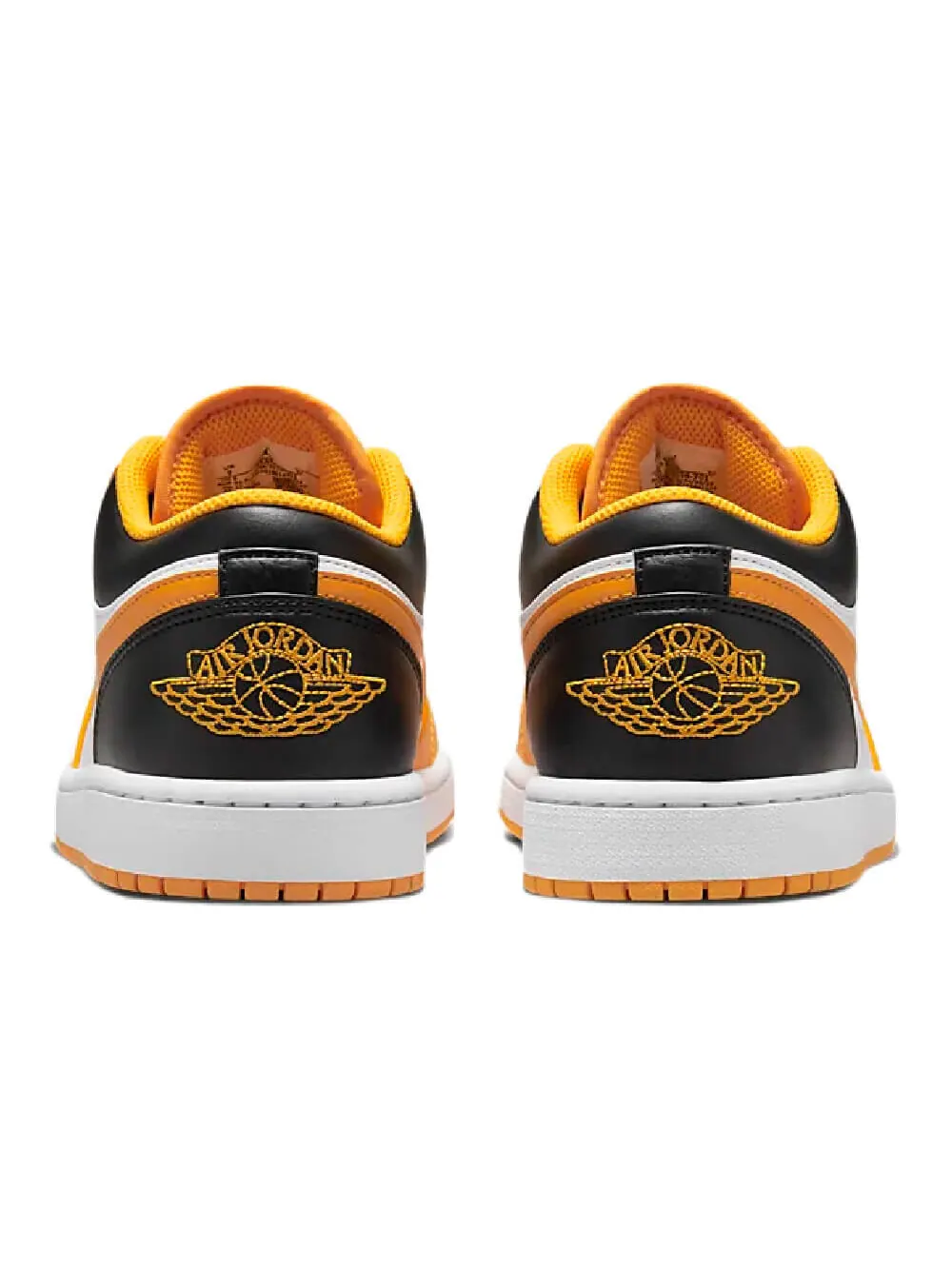 Кроссовки Nike Air Jordan 1 Low — изображение 4 из 8, белый желтый