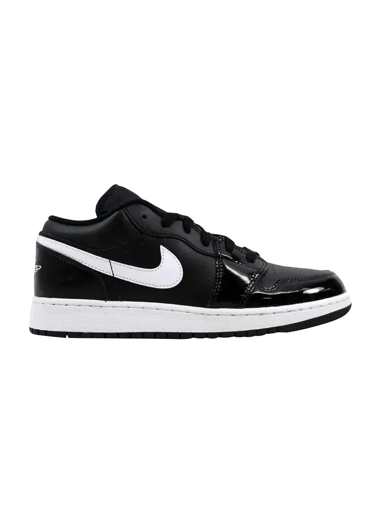 Кроссовки Air Jordan 1 Retro Low BG 'Black' — изображение 1 из 1, черный