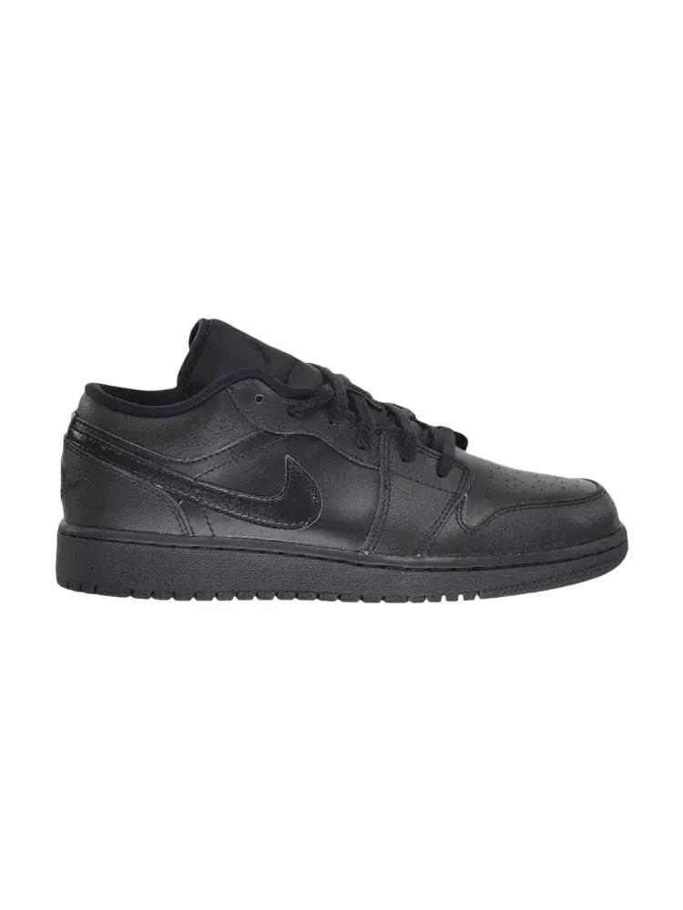 Кроссовки Air Jordan Air Jordan 1 Low BG 'Triple Black' — изображение 1 из 1, черный/черный/черный