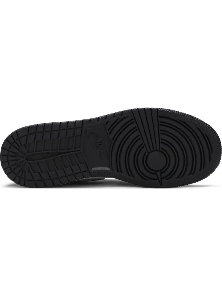Кроссовки Air Jordan 1 Low GS Black Medium Grey — изображение 4 из 8, черный