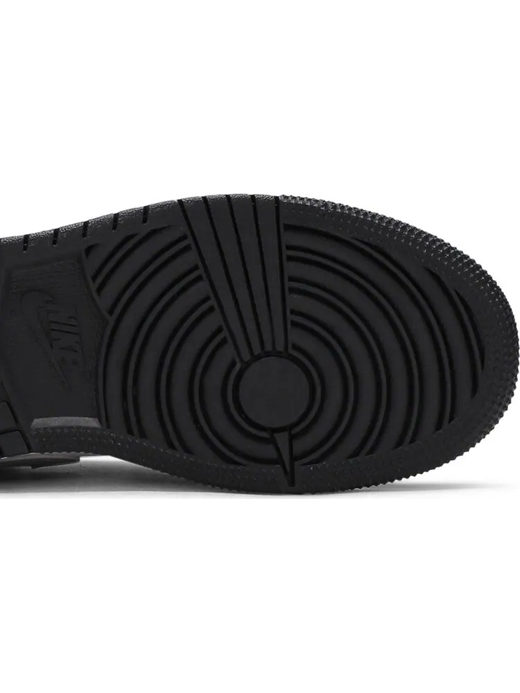 Кроссовки Air Jordan 1 Low GS Black Medium Grey — изображение 5 из 8, черный