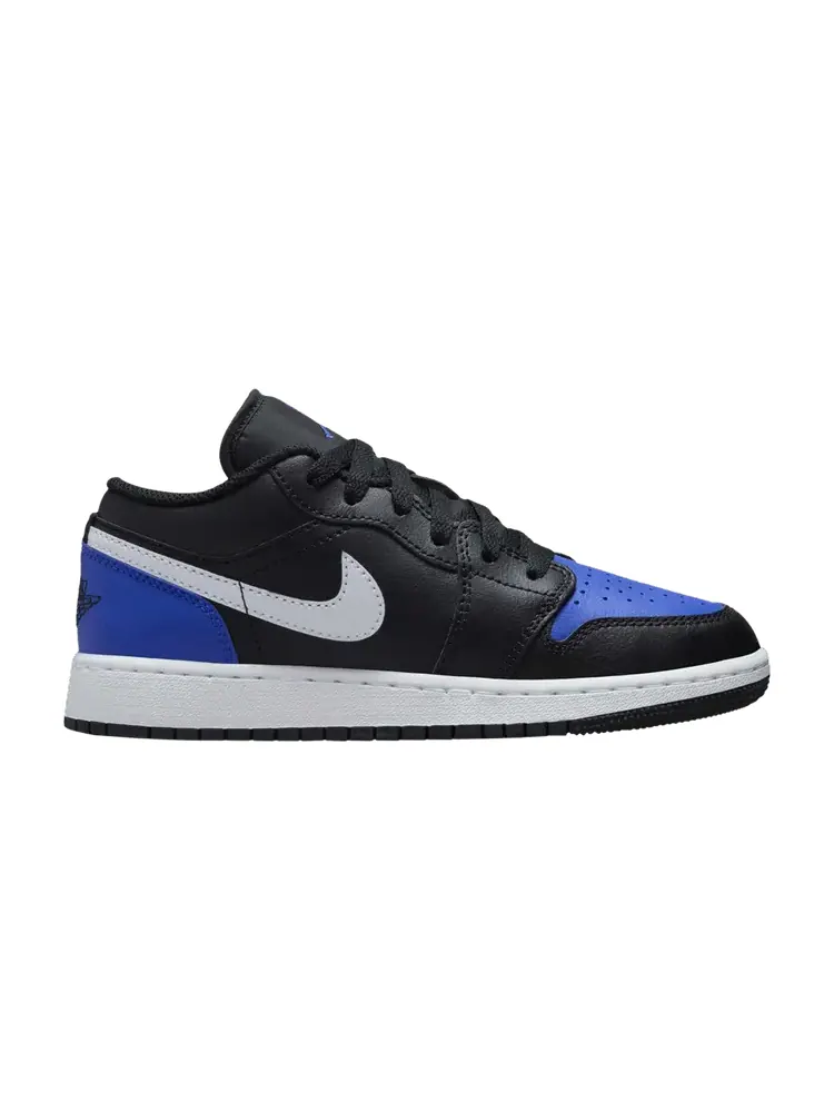 Кроссовки Air Jordan Air Jordan 1 Low GS 'Black Royal Toe' — изображение 1 из 1, черный/белый