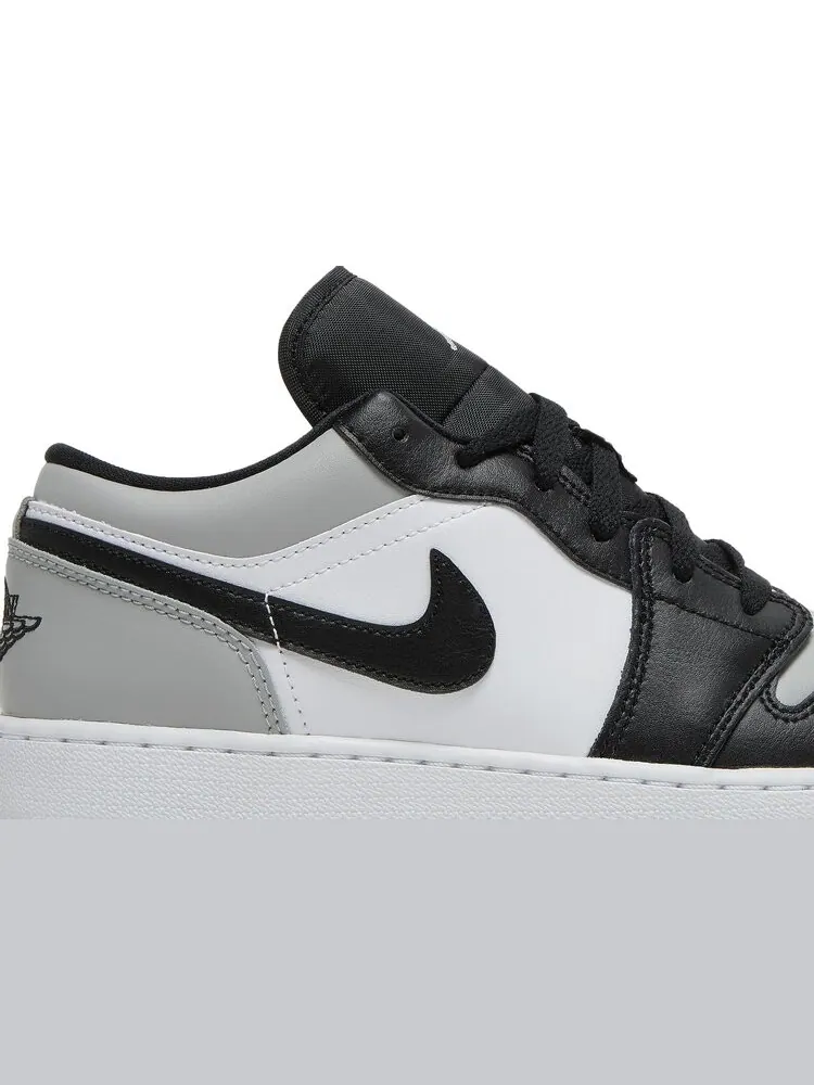 Кроссовки Air Jordan 1 Low GS Light — изображение 2 из 8, черный серый