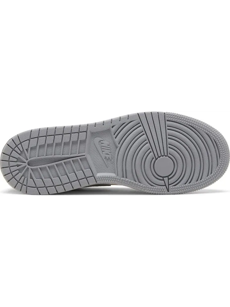 Кроссовки Air Jordan 1 Low GS Vintage Grey — изображение 4 из 8, серый