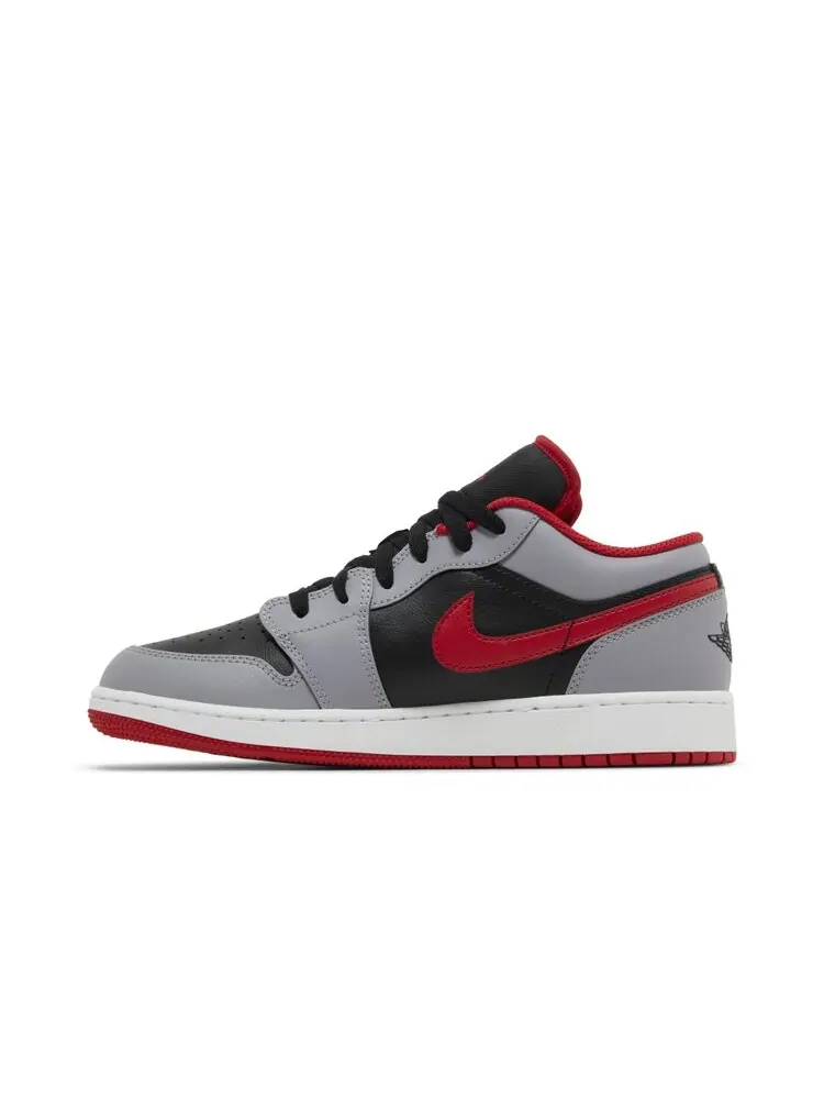 Кроссовки Air Jordan 1 Low GS — изображение 3 из 4, серый