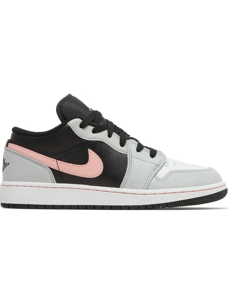 Кроссовки Air Jordan 1 Low GS Grey Fog Bleached Coral — изображение 1 из 8, черный
