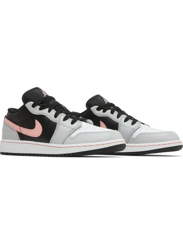 Кроссовки Air Jordan 1 Low GS Grey Fog Bleached Coral — изображение 8 из 8, черный