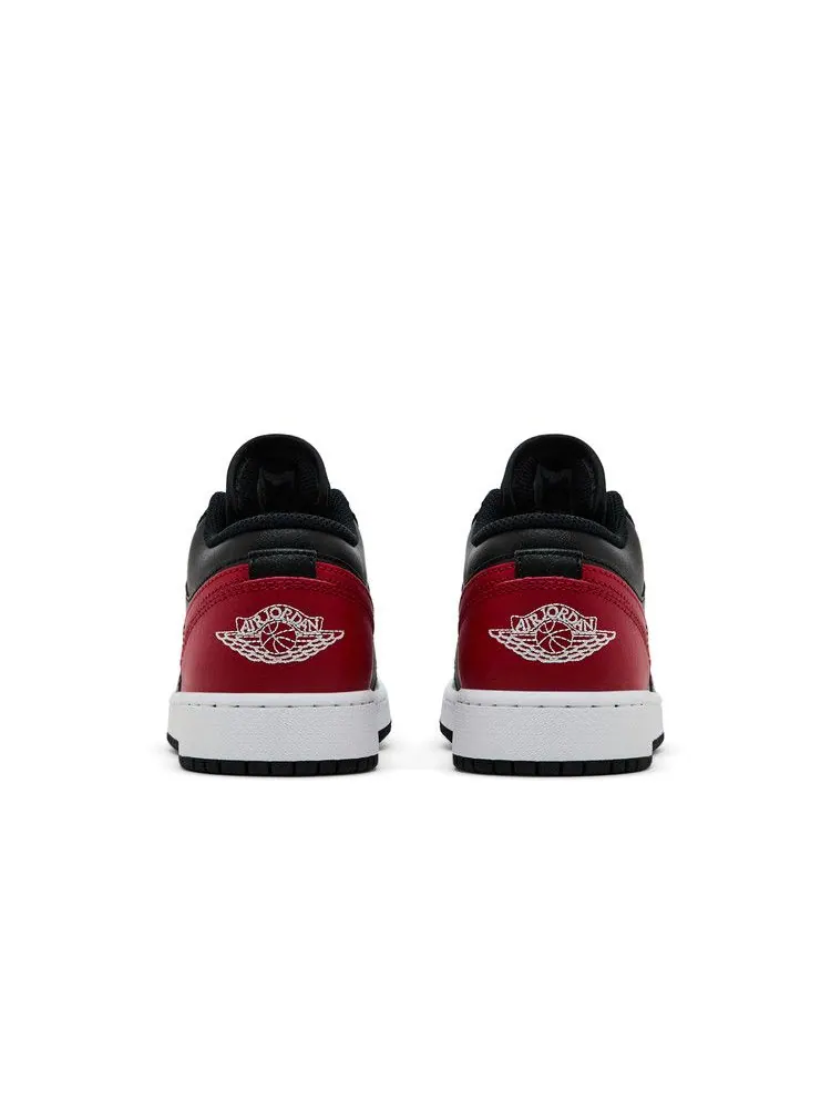 Кроссовки Air Jordan Air Jordan 1 Low GS 'Bred' — изображение 7 из 9, черный/красный/белый