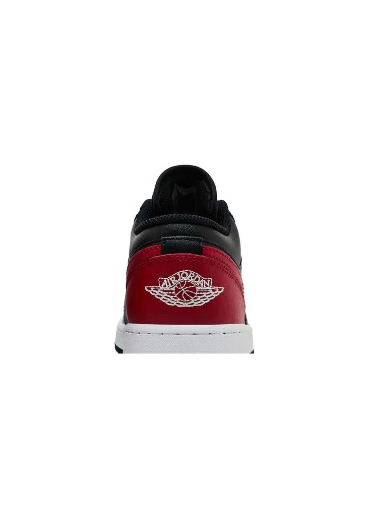 Кроссовки Air Jordan Air Jordan 1 Low GS 'Bred' — изображение 8 из 9, черный/красный/белый