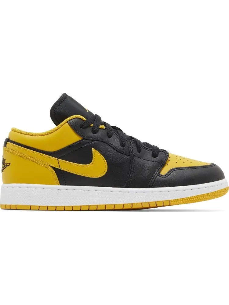 Кроссовки Air Jordan 1 Low GS 'Yellow Ochre' — изображение 1 из 4, желтый