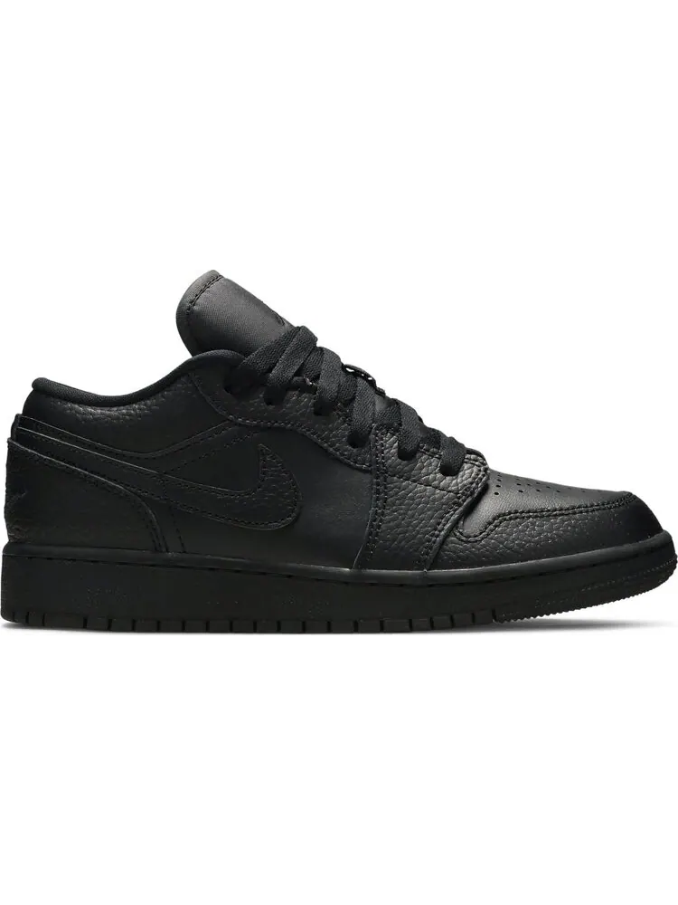Кроссовки Air Jordan 1 Low GS Triple Black — изображение 1 из 8, черный