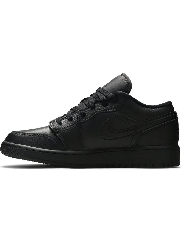 Кроссовки Air Jordan 1 Low GS Triple Black — изображение 3 из 8, черный