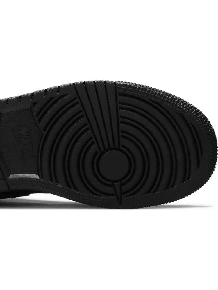 Кроссовки Air Jordan 1 Low GS Triple Black — изображение 5 из 8, черный