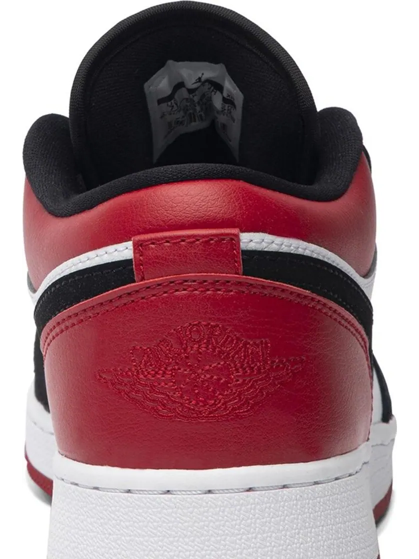 Кроссовки Air Jordan 1 Low GS Black Toe — изображение 7 из 8, белый