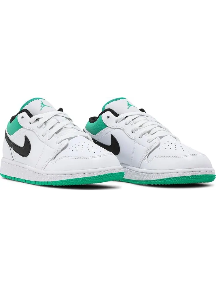 Кроссовки Air Jordan 1 Low GS White Lucky Green — изображение 8 из 8, белый