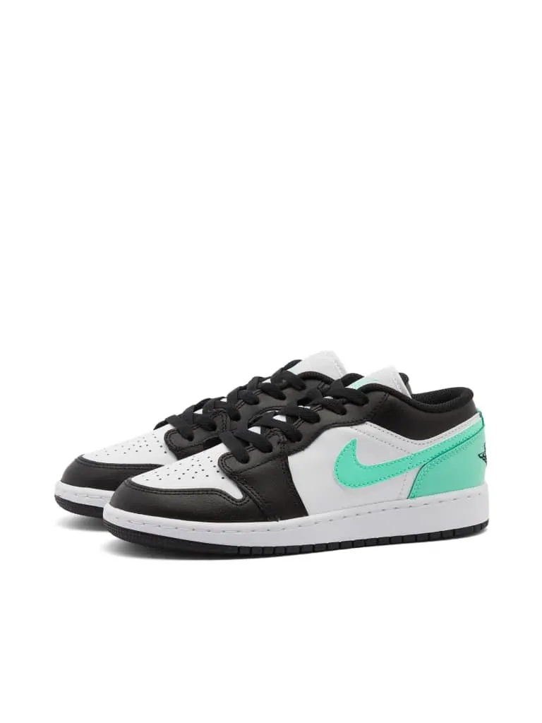 Кроссовки Air Jordan 1 Low GS 'Green Glow' — изображение 6 из 6, белый