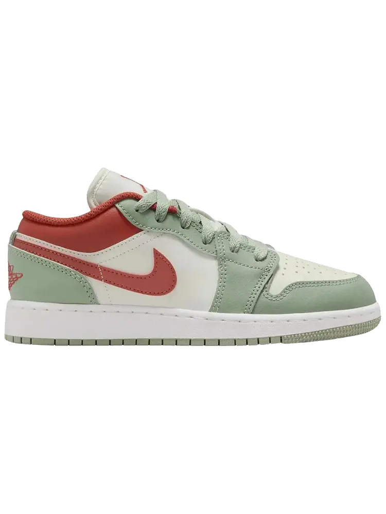 Кроссовки Air Jordan 1 Low GS — изображение 1 из 1, зеленый