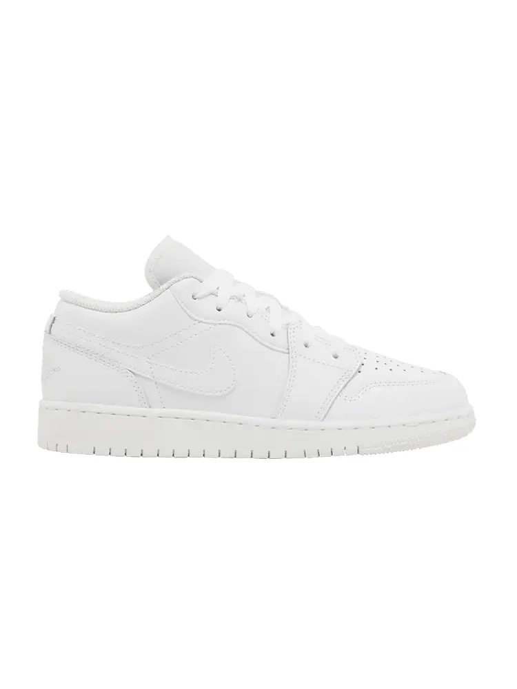 Кроссовки Air Jordan Air Jordan 1 Low GS 'Triple White' 2023 — изображение 1 из 9, белый/белый/белый