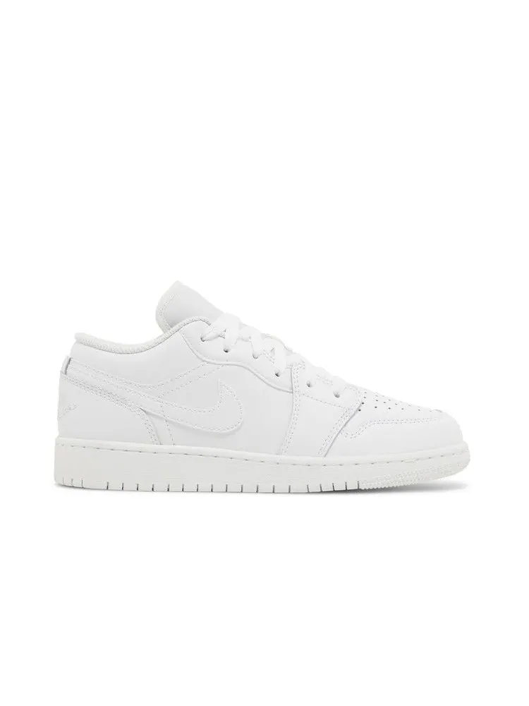 Кроссовки Air Jordan Air Jordan 1 Low GS 'Triple White' 2023 — изображение 2 из 9, белый/белый/белый