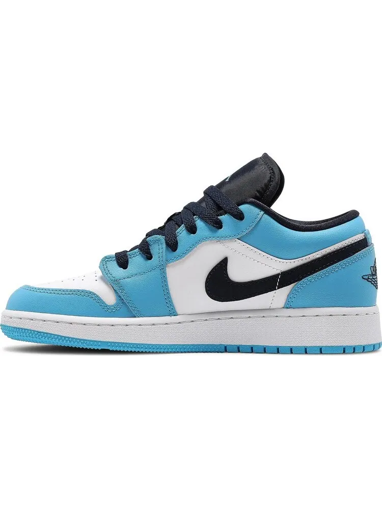 Кроссовки Air Jordan 1 Low GS UNC — изображение 3 из 7, белый